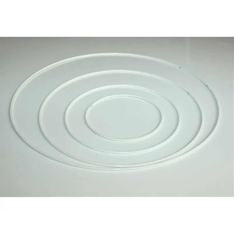 Kovový kruh na lapač snov Ø30 cm - biely