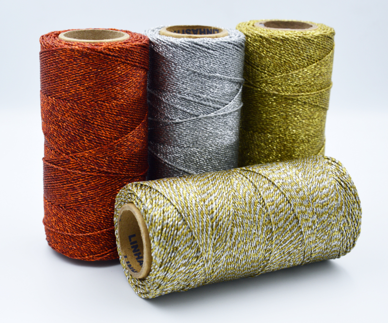 Voskovaná šnúra Linhasita 1 mm - farba OURO - 10m