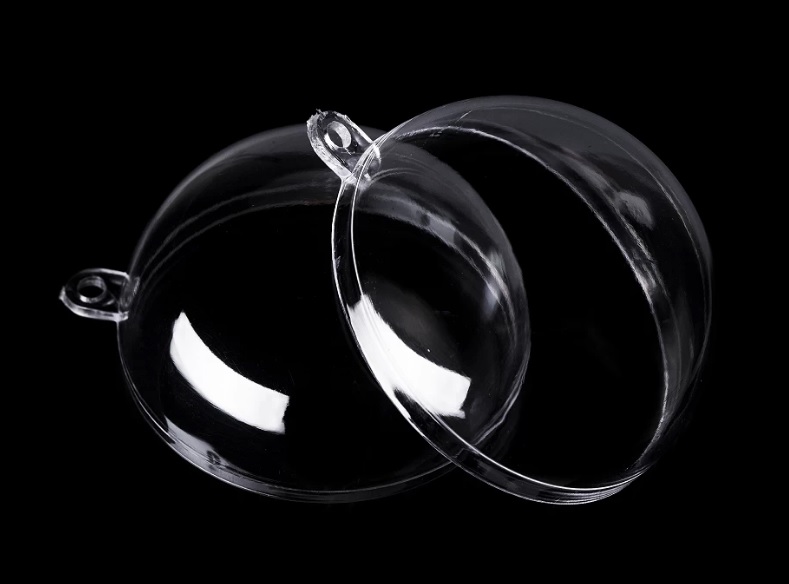 Priehľadná banka Ø6 cm dvojdielna