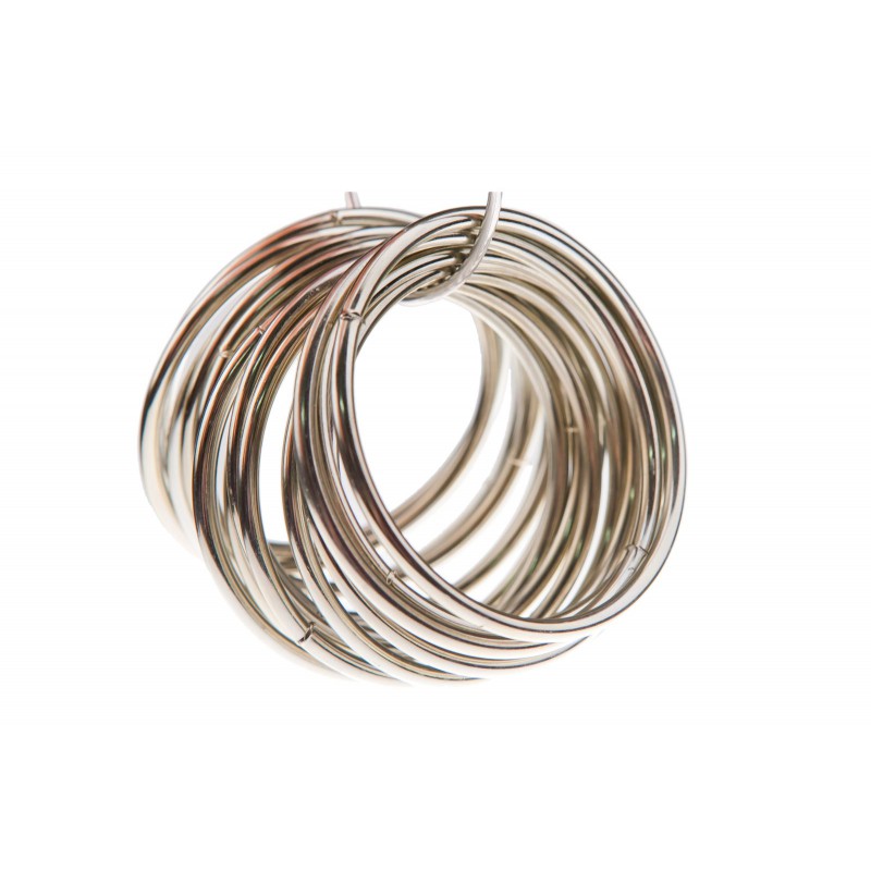 Kovový kruh na lapač snov Ø55 cm - strieborný