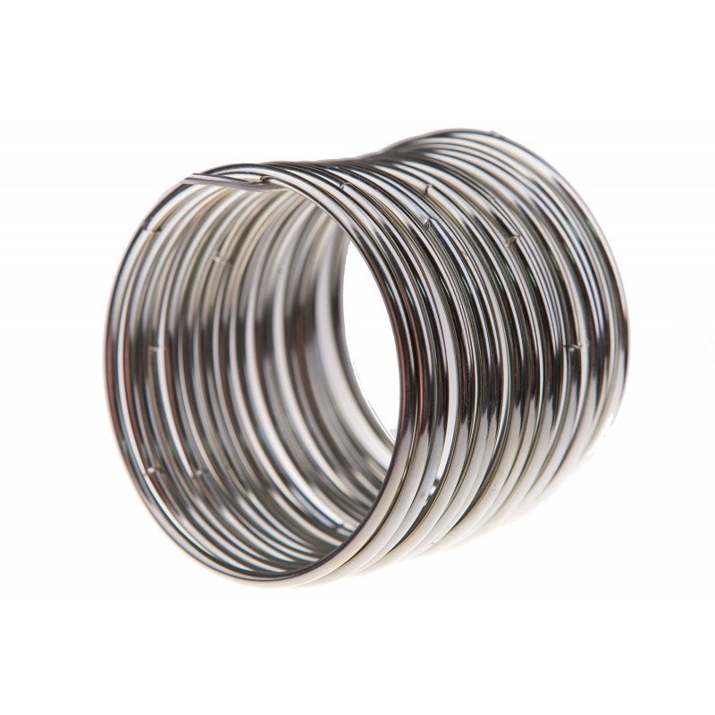 Kovový kruh na lapač snov Ø55 cm - strieborný