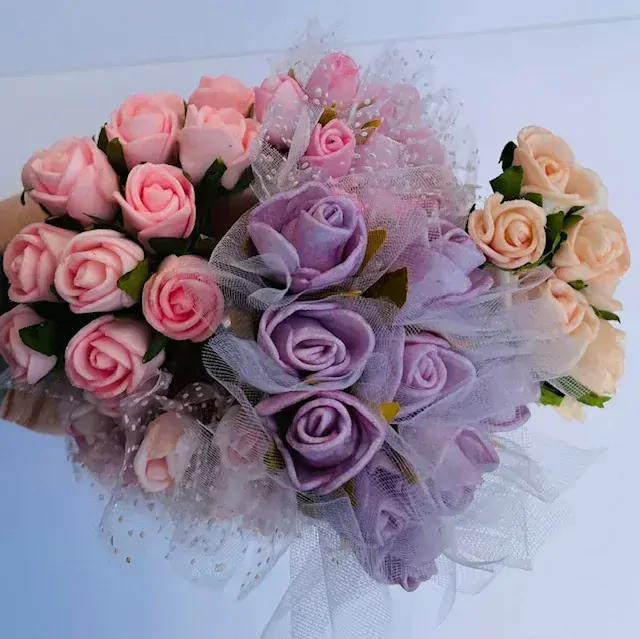 Ružička penová - ružova s tylom