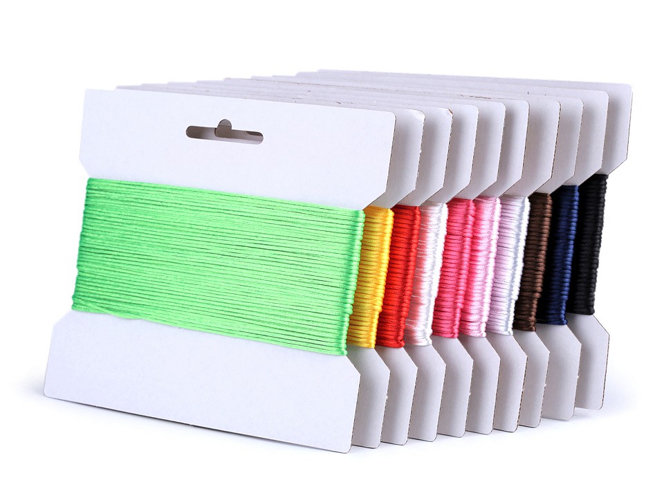 Saténová šnúrka 1mm - zlatá