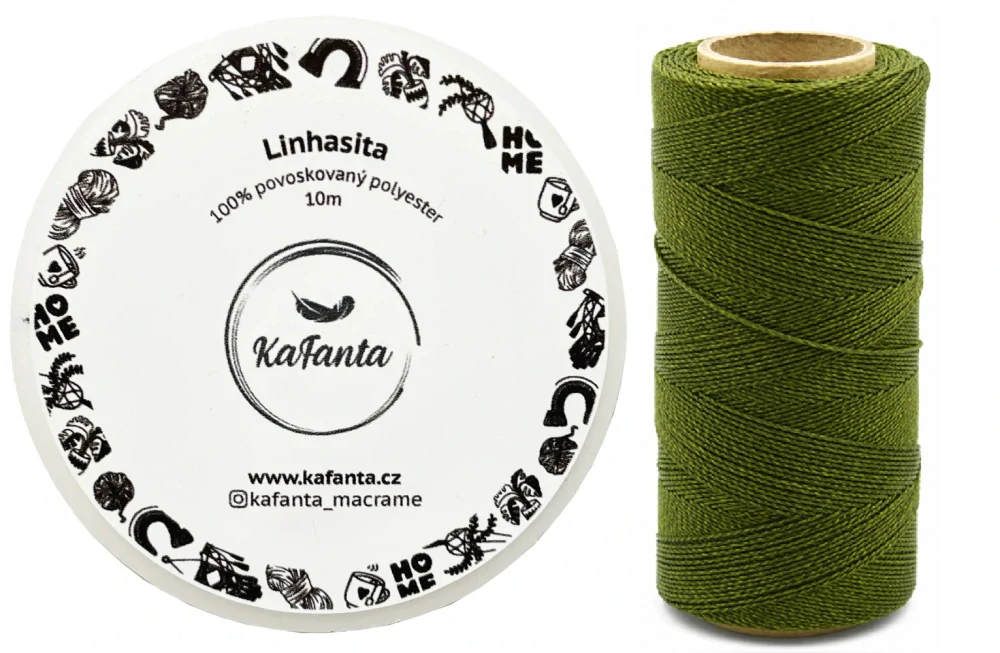 Voskovaná šnúra Linhasita 1 mm - farba 88 - 10m