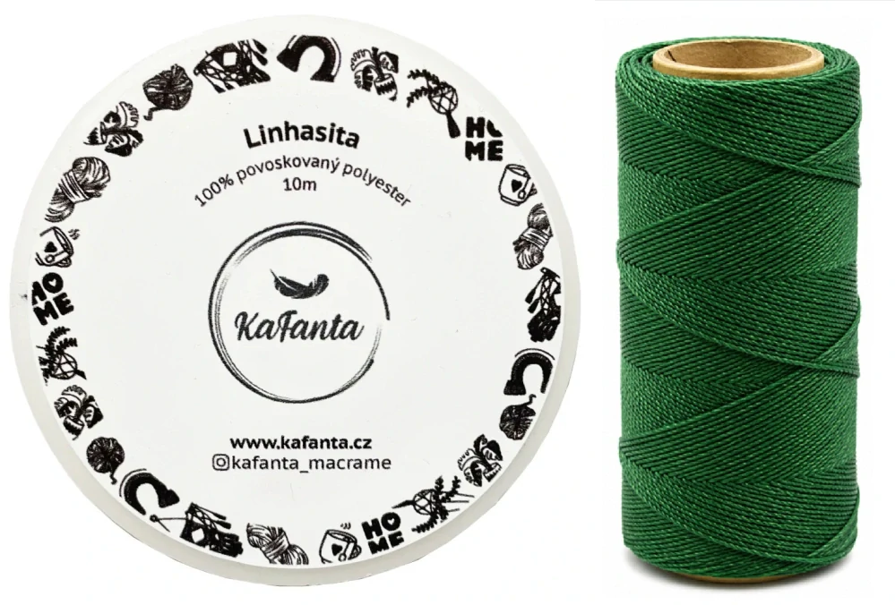 Voskovaná šnúra Linhasita 1 mm - farba 87 - 10m