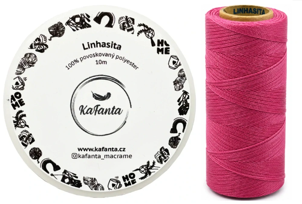 Voskovaná šnúra Linhasita 0,5 mm - farba 903 - 10m