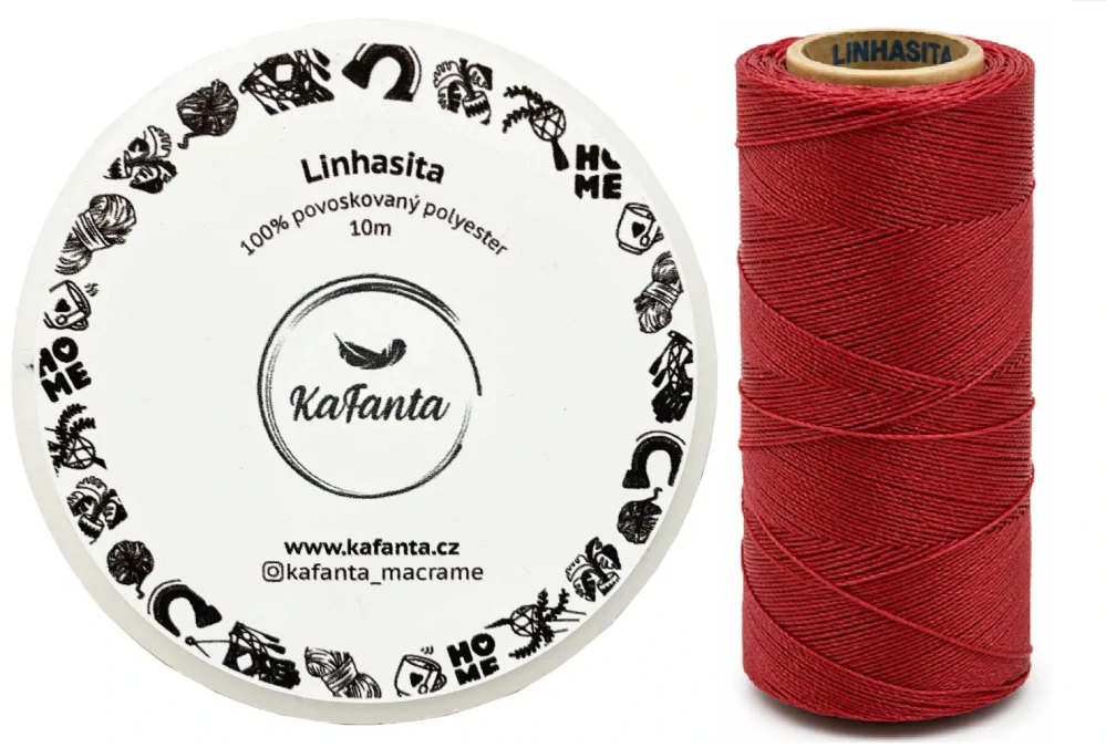 Voskovaná šnúra Linhasita 0,5 mm - farba 235 - 10m