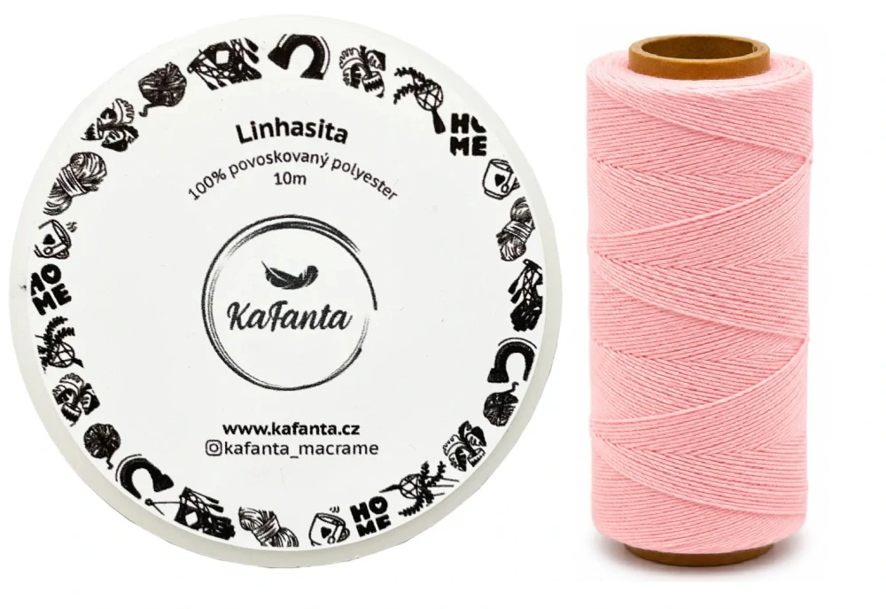 Voskovaná šnúra Linhasita 1 mm - farba 239 - 10m