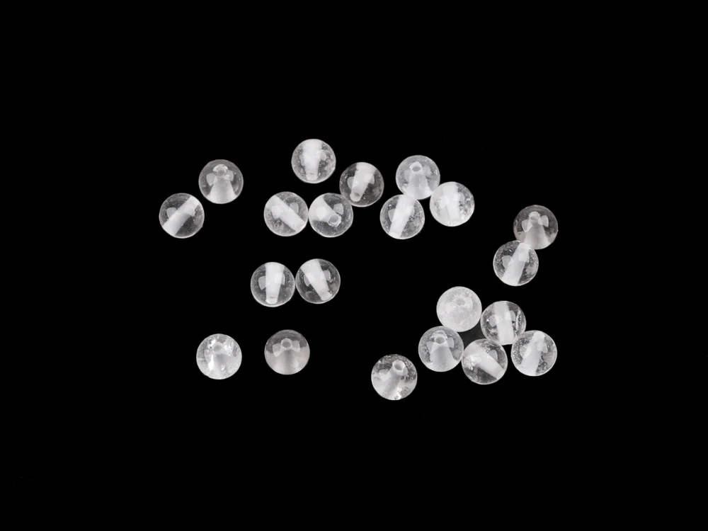 Minerálne korálky Krištáľ Ø4 mm - 10 ks