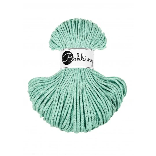 Bobbiny Junior 3 mm Jelly Mint – bavlnená šnúra 100 m na macramé a háčkovanie