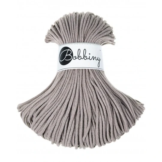 Bobbiny Junior 3 mm Pearl – bavlnená šnúra 100 m na macramé a háčkovanie