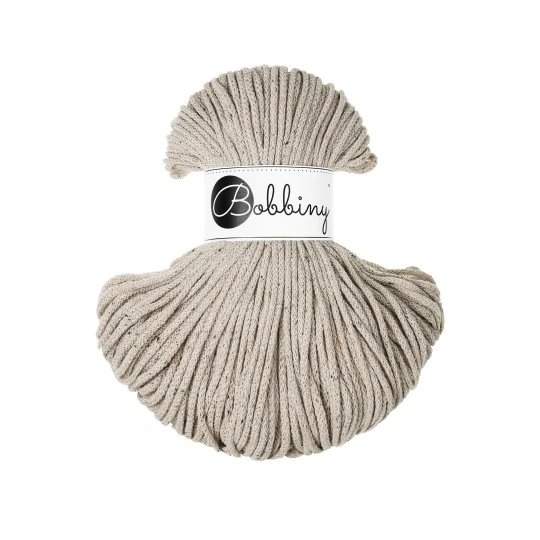 Bobbiny Junior 3 mm Leopard – bavlnená šnúra 100 m na macramé a háčkovanie