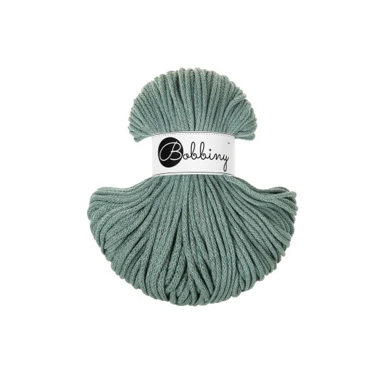 Bobbiny Classic 4 mm Laurel – bavlnená šnúra 100 m na macramé a háčkovanie