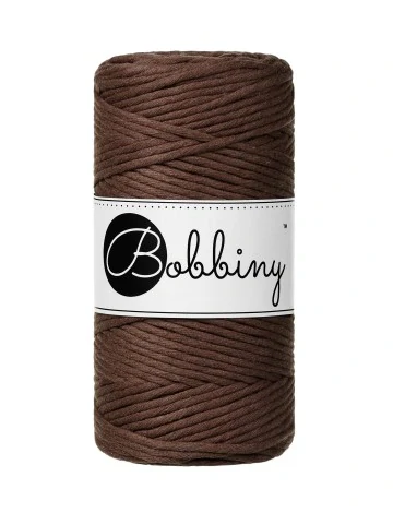Bobbiny Macrame Regular 3mm - Chocolate Brown