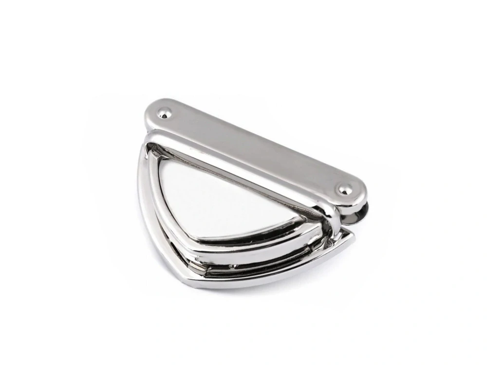 Magnetické zapínanie na kabelku/batoh 50 × 25 mm – strieborné