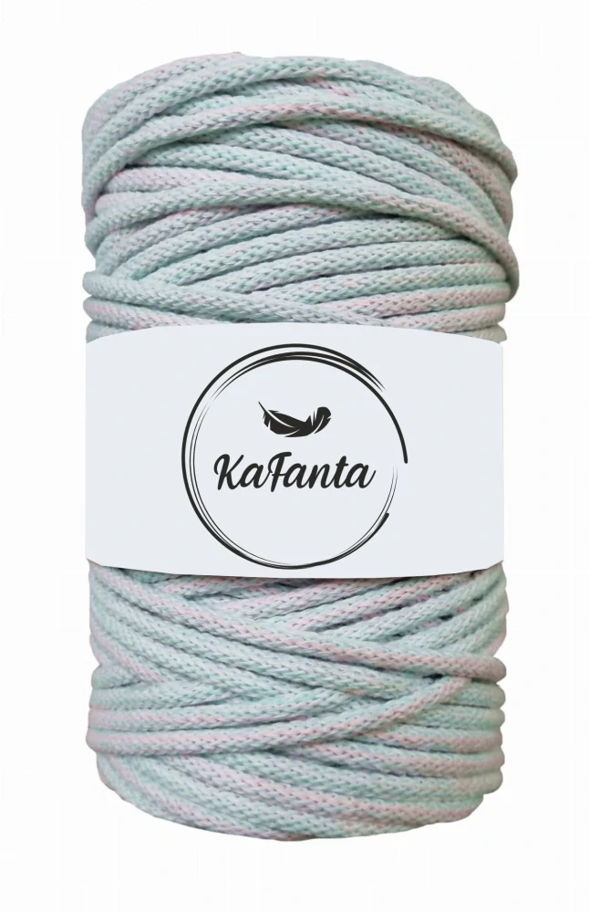 Bavlnená šnúra KaFanta 5 mm - pastel mix