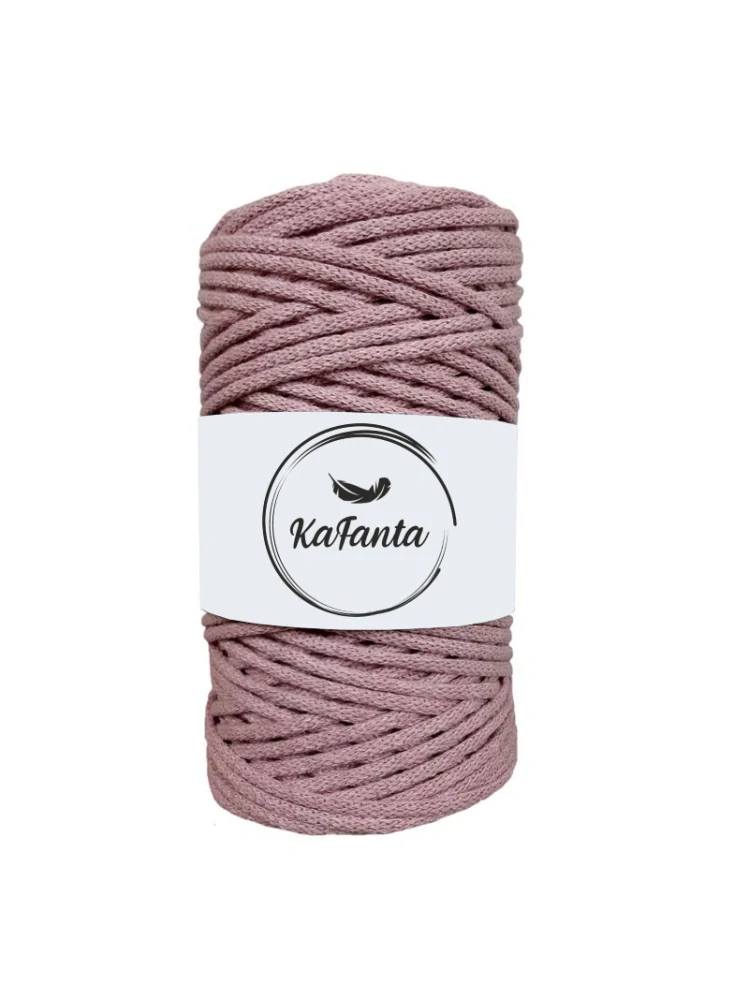 Bavlnená šnúra KaFanta 3 mm - staroružová