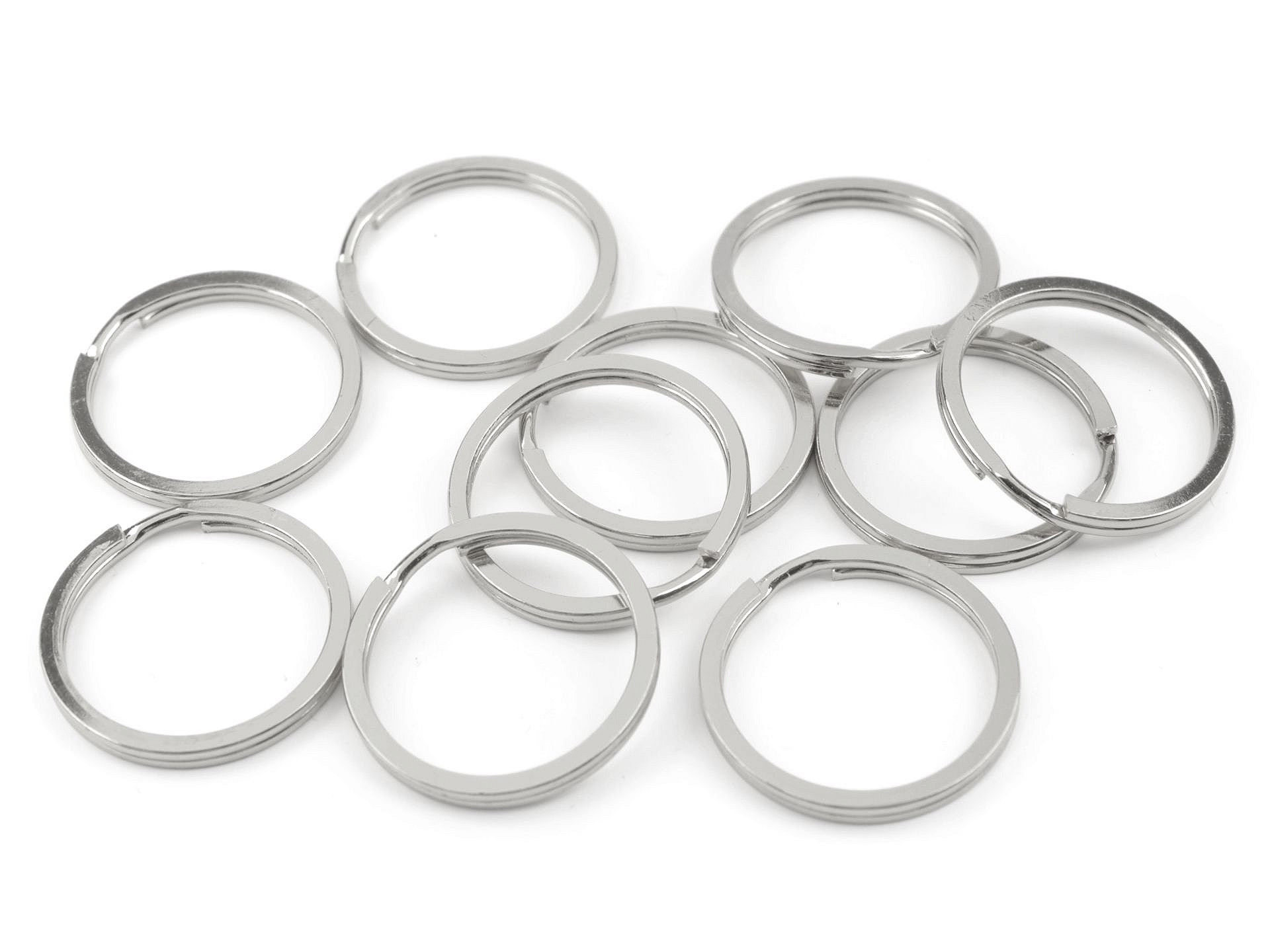 Kovový krúžok Ø30mm - strieborný