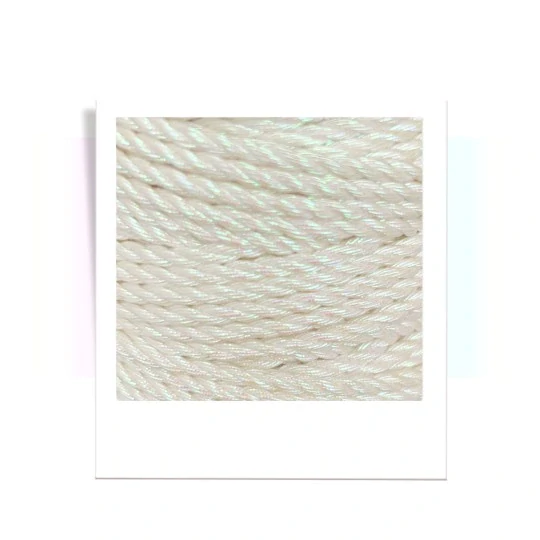 Macrame Bobbiny 3PLY regular metallic Moonstone