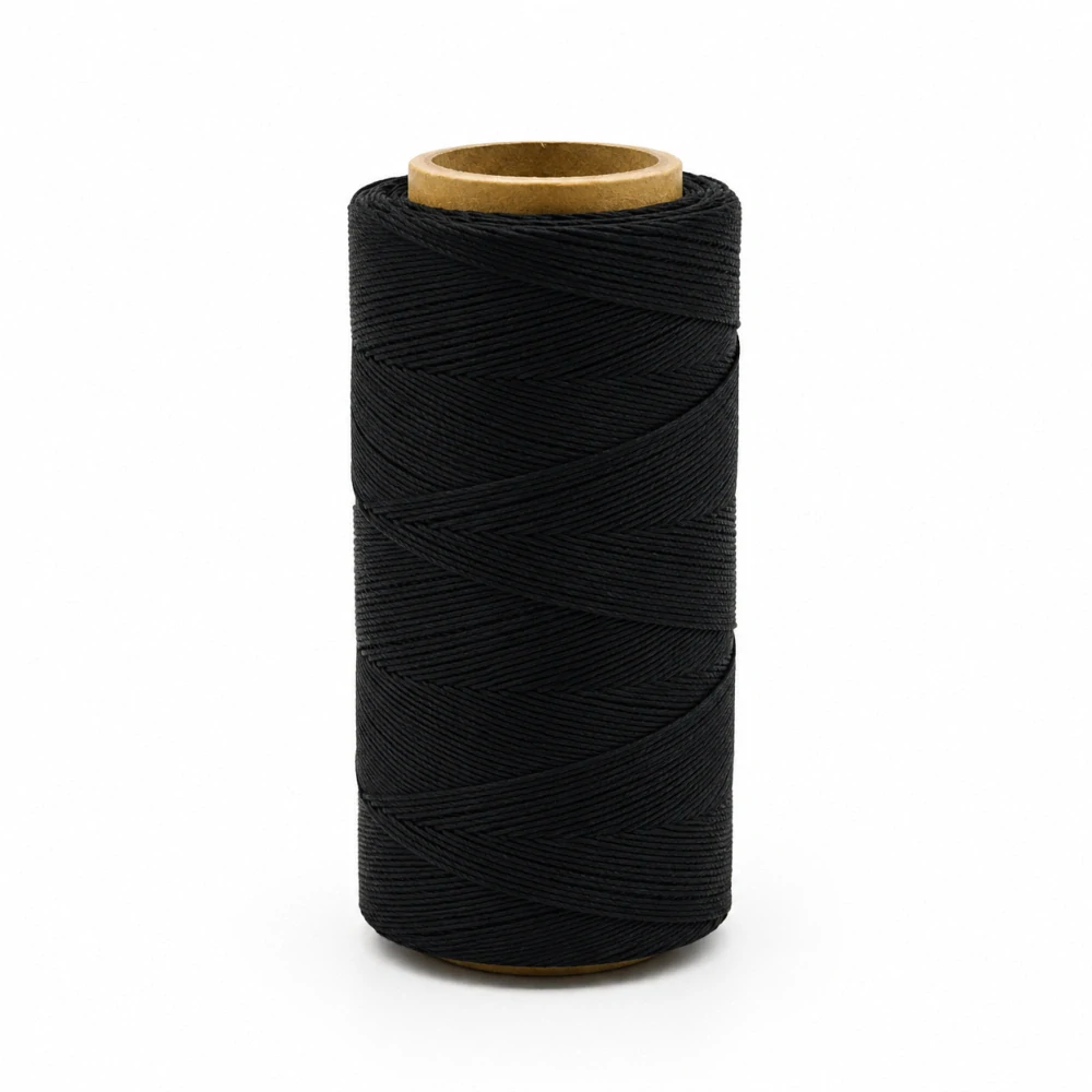 Voskovaná šnúra Linhasita 0,5 mm - farba PRETO - 10m