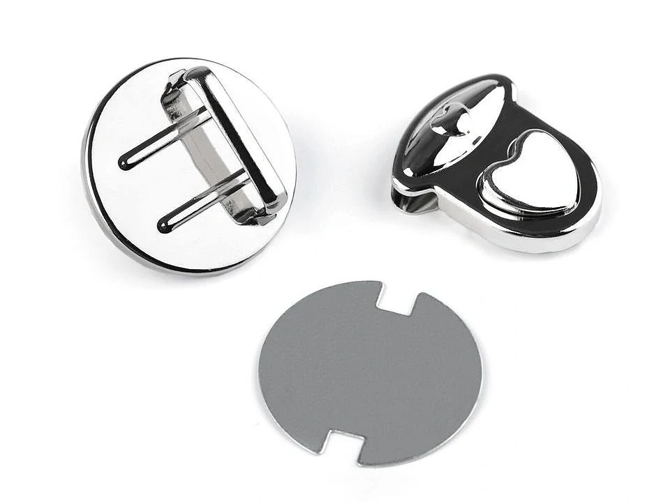 Zapínanie na kabelku - srdce