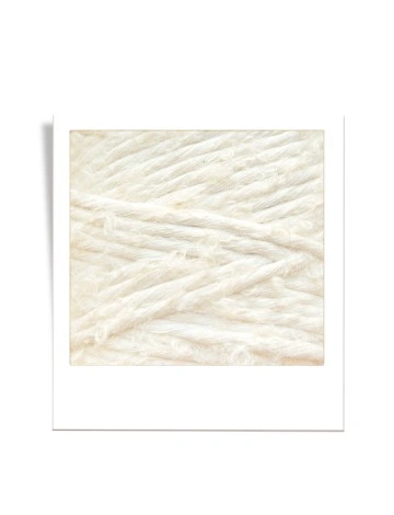 Bobbiny Bouclé 3 mm - šnúra s alpakou 100 m Natural