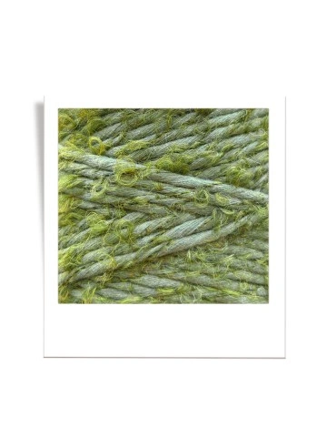 Bobbiny Bouclé 3 mm - šnúra s alpakou 100 m Eucalyptus Green