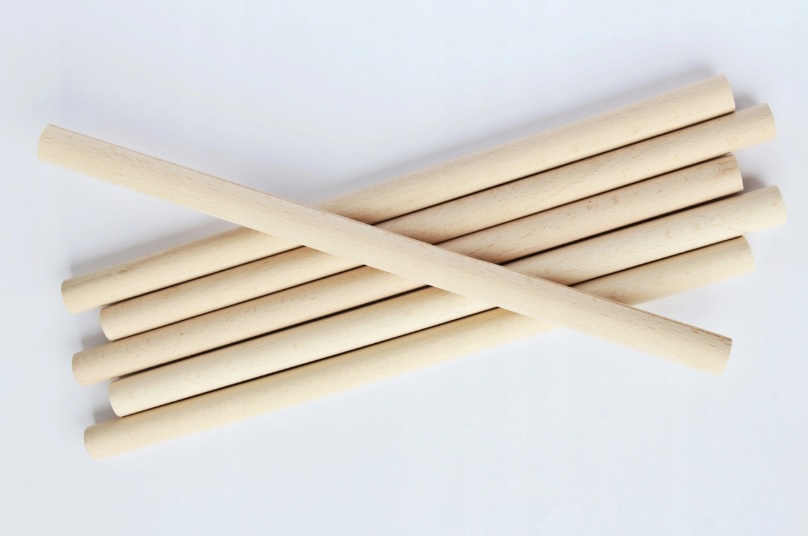 Drevená tyč na MACRAME - Ø5mm/25cm