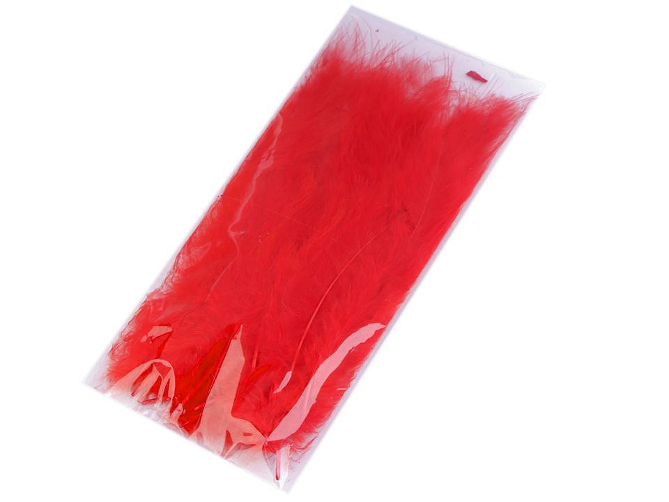 Pštrosie perie farbené - lososová