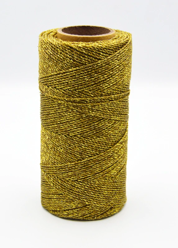 Voskovaná šnúra Linhasita 1 mm - farba OURO - 10m