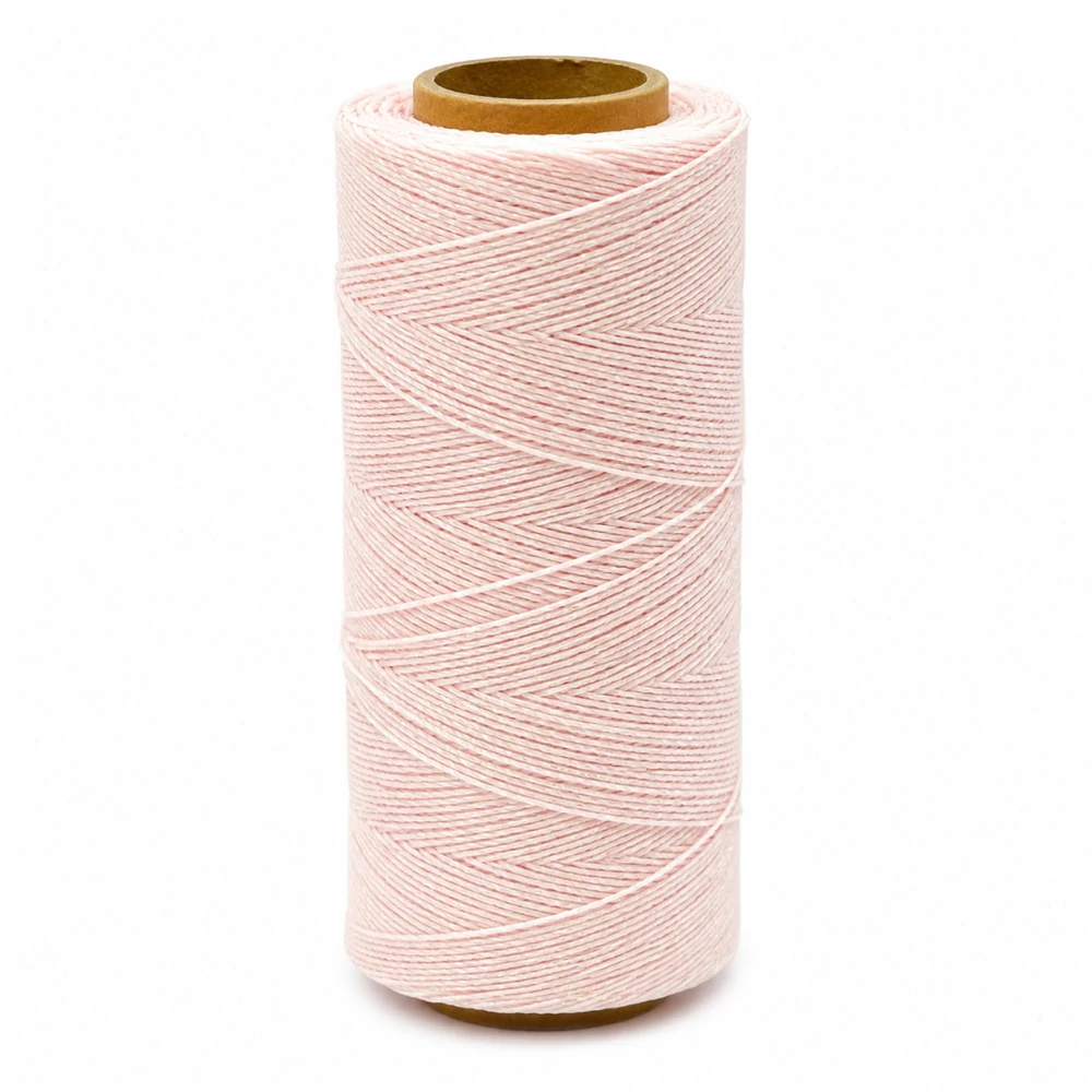 Voskovaná šnúra Linhasita 1 mm - farba Flamingo - 10m