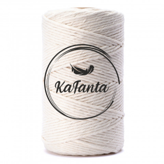 Macrame priadza KaFanta PREMIUM 3mm/100m - natural