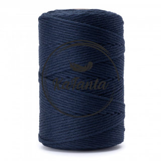 Macrame priadza KaFanta PREMIUM 3mm/100m - navy blue