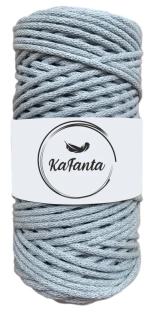 Bavlnená šnúra KaFanta 3 mm - svetlo šedá