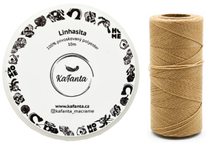 Voskovaná šnúra Linhasita 0,75 mm - farba 531 - 10m