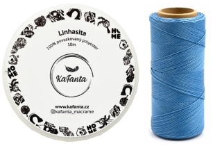 Voskovaná šnúra Linhasita 0,75 mm - farba 606 - 10m