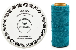 Voskovaná šnúra Linhasita 0,75 mm - farba 707 - 10m