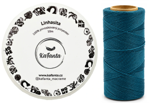 Voskovaná šnúra Linhasita 0,75 mm - farba 228 - 10m