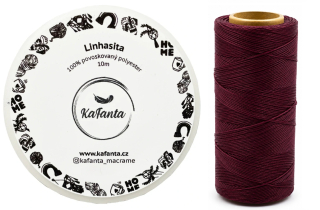 Voskovaná šnúra Linhasita 0,75 mm - farba 632 - 10m