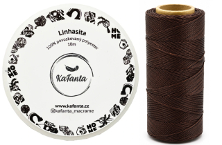 Voskovaná šnúra Linhasita 0,75 mm - farba 667 - 10m