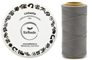 Voskovaná šnúra Linhasita 0,75 mm - farba 336 - 10m
