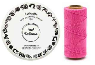 Voskovaná šnúra Linhasita 1 mm - farba 915 - 10m