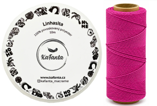 Voskovaná šnúra Linhasita 1 mm - farba 899 - 10m
