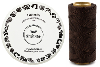 Voskovaná šnúra Linhasita 1 mm - farba 593 - 10m