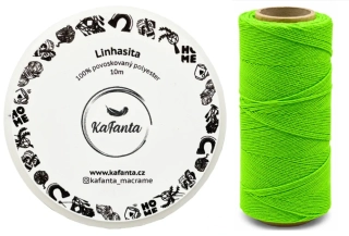 Voskovaná šnúra Linhasita 1 mm - farba 329 - 10m