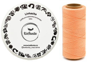 Voskovaná šnúra Linhasita 1 mm - farba 238 - 10m