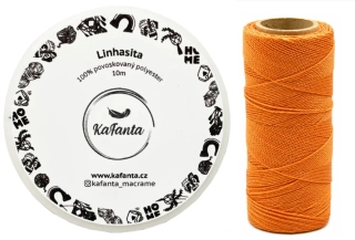 Voskovaná šnúra Linhasita 1 mm - farba 217 - 10m
