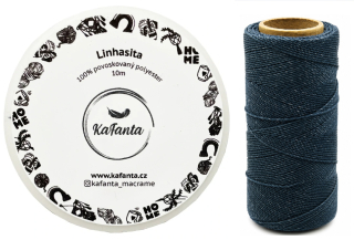 Voskovaná šnúra Linhasita 1 mm - farba 209 - 10m