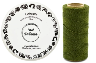 Voskovaná šnúra Linhasita 1 mm - farba 88 - 10m