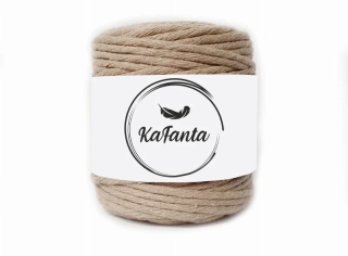 Macrame priadza KaFanta 3mm/200m - béžová